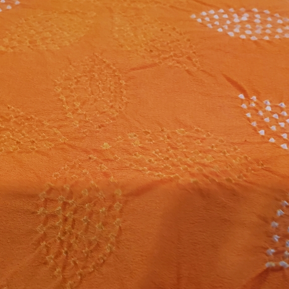 Bandhani Saree (Katan-Kanchipurum Style) Human Figures! Brand new! - Picture 10 of 16